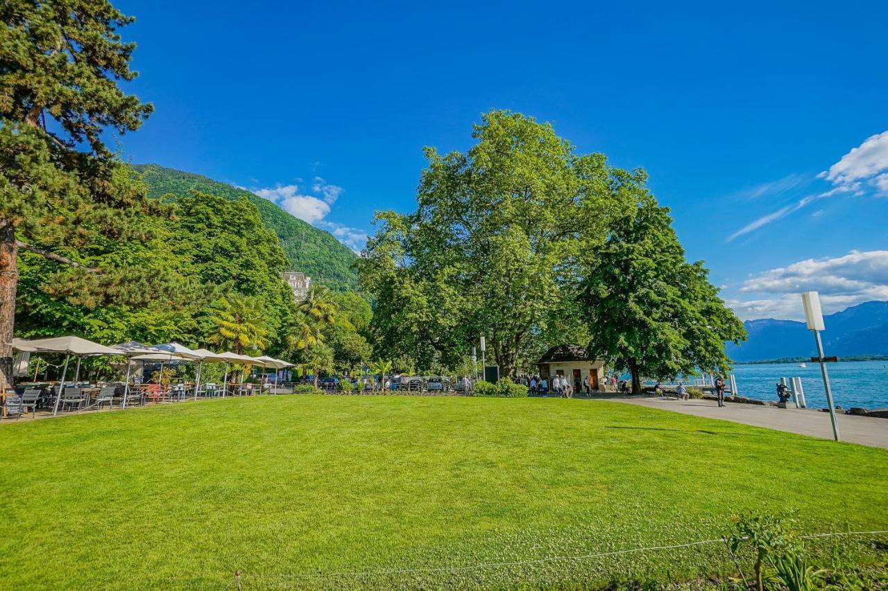 Soft Glam 1-Bedroom Appt - Lake & Mountain View Montreux Exterior foto