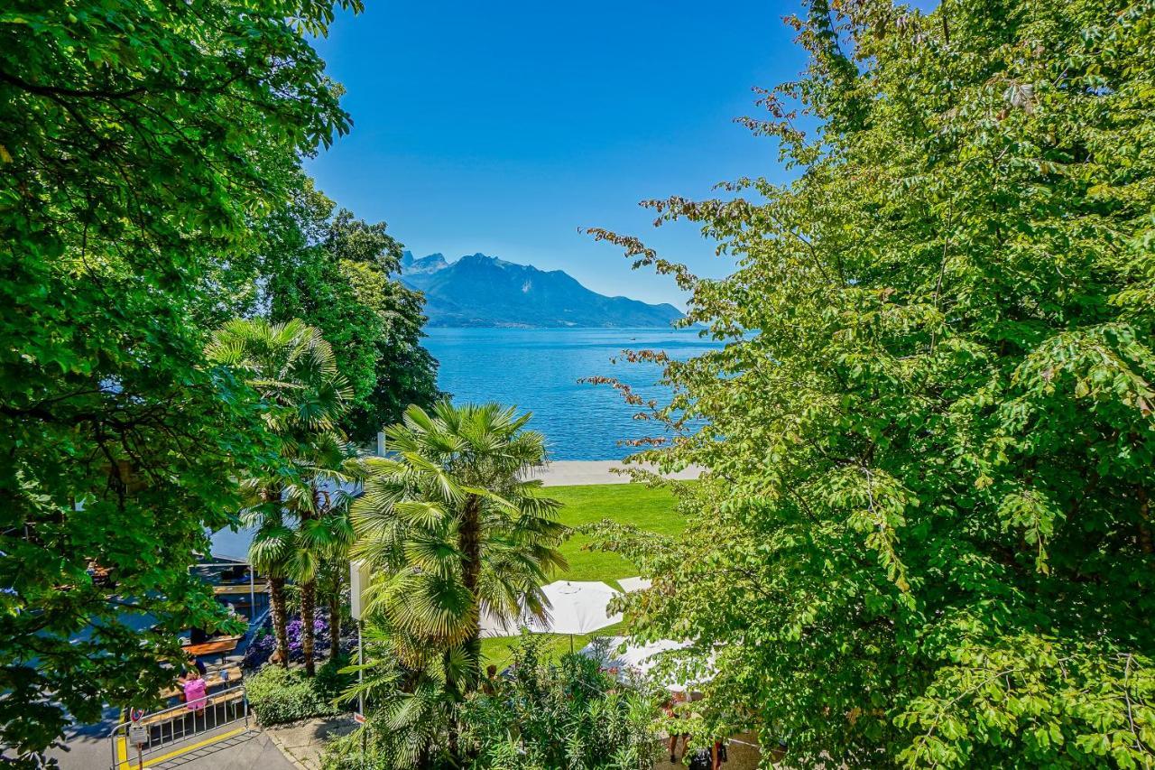 Soft Glam 1-Bedroom Appt - Lake & Mountain View Montreux Exterior foto
