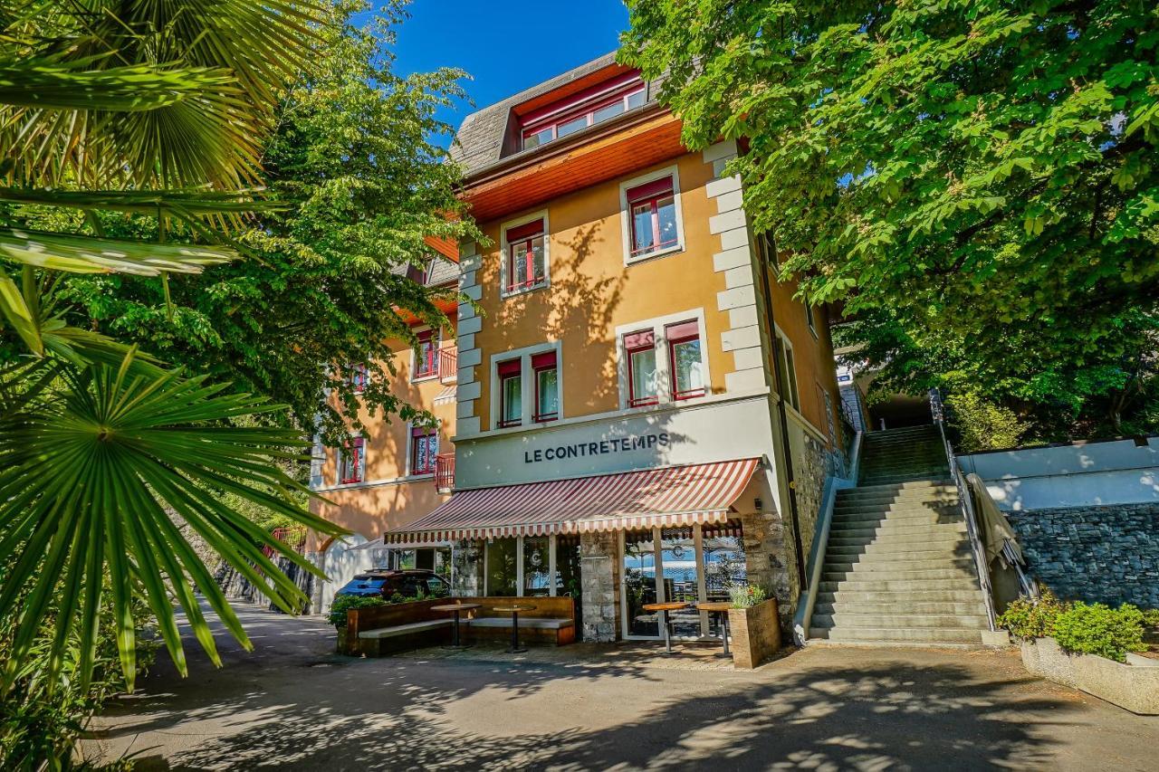 Soft Glam 1-Bedroom Appt - Lake & Mountain View Montreux Exterior foto