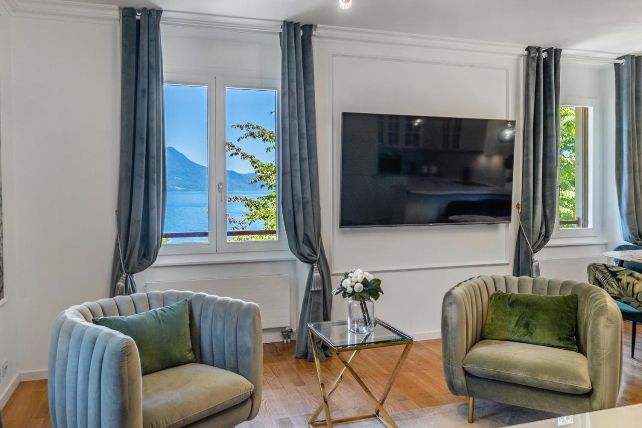 Soft Glam 1-Bedroom Appt - Lake & Mountain View Montreux Exterior foto